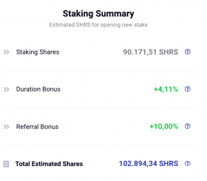 WISE bonus shares